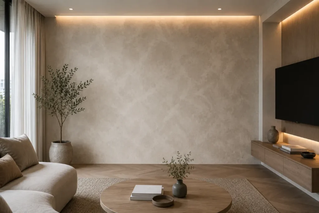 Lime wash cream in ohuse